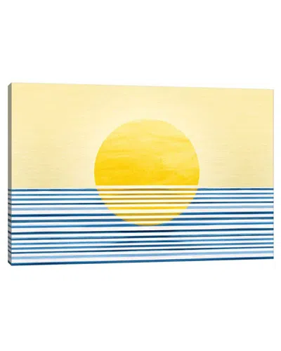Icanvas Abstract Sunset Ii Print On Acrylic Glass By Modern Tropical In Multi
