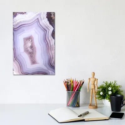 Icanvas Agate By Sisi And Seb - Graphic Art Print In No Mat,wrapped Canvas