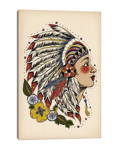 Icanvas All American Girl Canvas Wall Art
