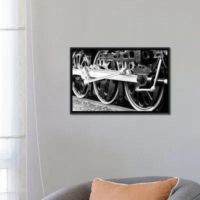 Icanvas Antique Train Photographic Print On Canvas In No Mat,wrapped Canvas