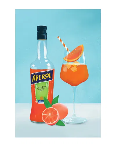 Icanvas Aperol Spritz Iii By Petra Lizde Wall Art In Orange