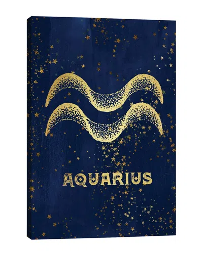 Icanvas Aquarius Zodiac Sign By Nature Magick Wall Art
