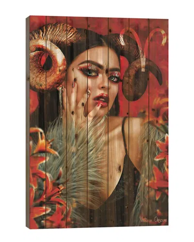 Icanvas Aries Wood Print By Victoria Obscure Wall Art