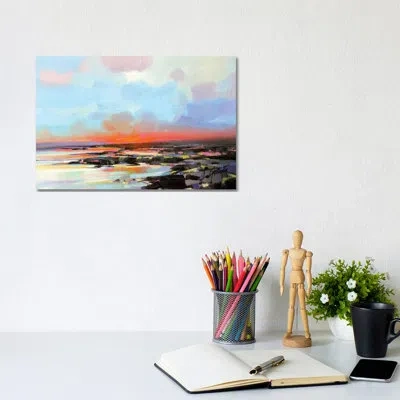 Icanvas Arran Rocks By Scott Naismith - Painting Print In No Matte,wrapped Canvas