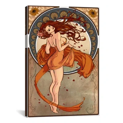 Icanvas Art Nouveau Vintage Advertisement On Canvas