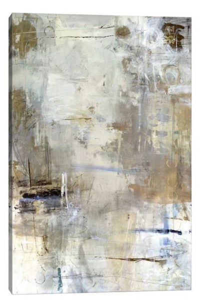 Icanvas Asking For White By Julian Spencer Canvas Wall Art In White-multi
