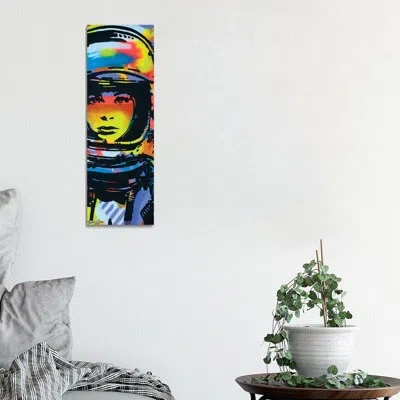Icanvas Astronaut Ii By Jruggs - Painting Print On Canvas In Wrapped Canvas