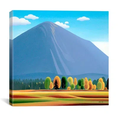 Icanvas "autumn Afternoon" By Ron Parker Graphic Art On Canvas In Blue;yellow