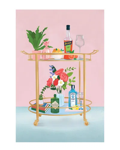 Icanvas Bar Cart By Petra Lizde Wall Art In Multi