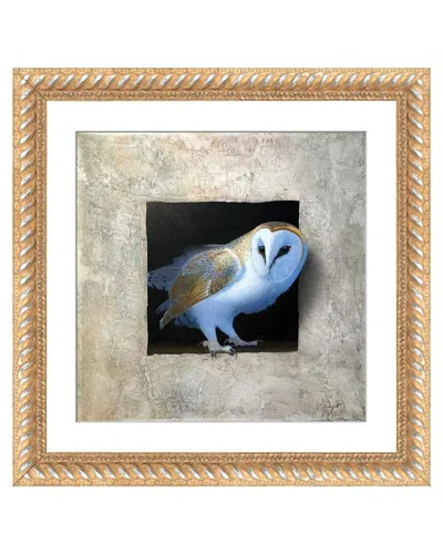 Icanvas Barn Owl I By Alan Weston Wall Art In Gray