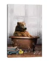 ICANVAS BEAR IN THE TUB BY DOMONIQUE BROWN WALL ART