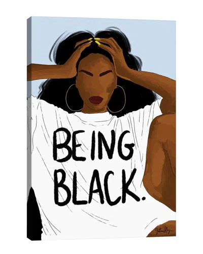 Icanvas Being Black Wall Art By Winnie Weston