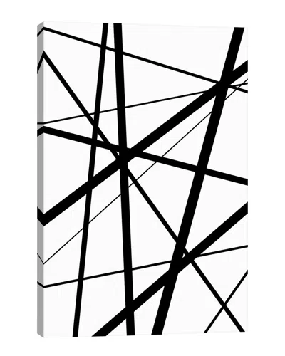 Icanvas Black And White Geo Lines I By Urban Epiphany Wall Art