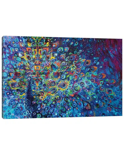 Icanvas Blue Avian By Iris Scott Wall Art