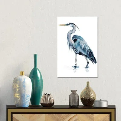 Icanvas Blue Heron Ii- Gallery-wrapped Canvas Giclée