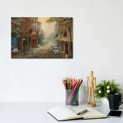 Icanvas Bogey's Pub By Ruane Manning - Painting Print In Wrapped Canvas,no Matte