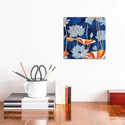 Icanvas Bold Botanical - Graphic Art Print In Wrapped Canvas,no Matte