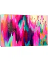 ICANVAS BRIGHT BRUSH STROKES LXI BY ETTAVEE WALL ART