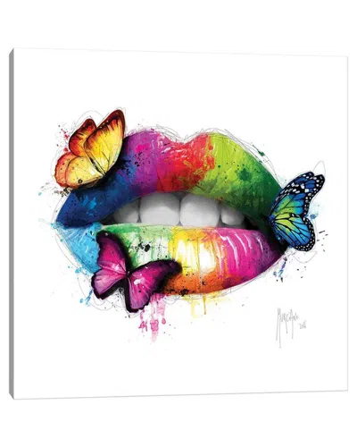 Icanvas Butterfly Kiss By Patrice Murciano Wall Art In Multi