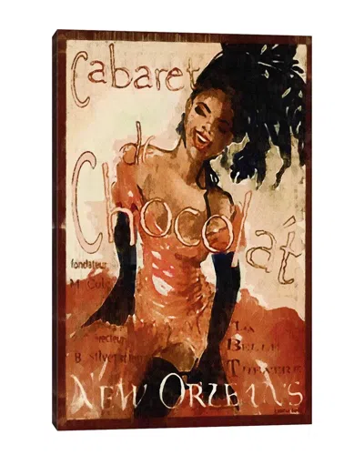 Icanvas Cabaret Chocolate By Vintage Apple Collection Wall Art In Brown