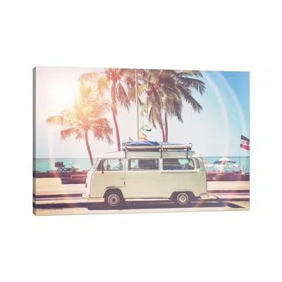 Icanvas Camper Van By Sisi And Seb - Graphic Art Print In No Mat,wrapped Canvas