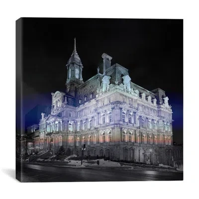 Icanvas Canada Montreal City Hall 4 Photographic Print On Canvas