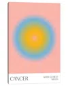 Icanvas Cancer Zodiac Sign By Mambo Art Studio Wall Art
