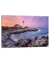 Icanvas Cape Elizabeth Fiery Sunset,portland Maine New England By Susanne Kremer Wall  Art