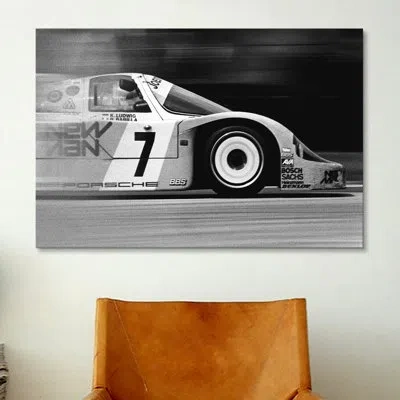 Icanvas 'cars And Motorcycles' Photographic Print On Canvas In No Mat,wrapped Canvas