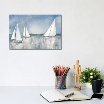 Icanvas Catching The Breeze By Ruane Manning - Painting Print In Wrapped Canvas,no Matte