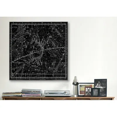 Icanvas Celestial Atlas - Plate 16 (cancer) By Alexander Jamieson Graphic Art On Canvas In Blue In Black
