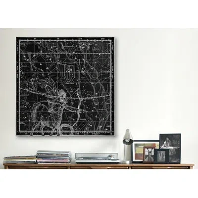 Icanvas Celestial Atlas - Plate 20 (sagittarius) By Alexander Jamieson Graphic Art On Canvas In Black