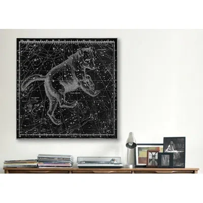 Icanvas Celestial Atlas - Plate 6 (ursa Major) By Alexander Jamieson Graphic Art On Canvas In Black In Black;white