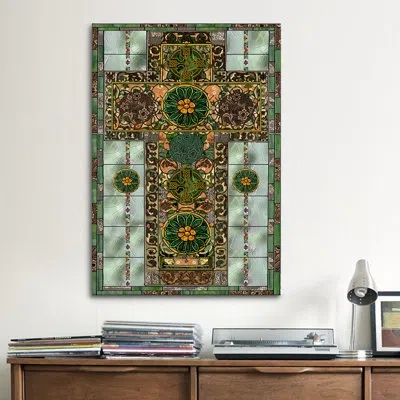 Icanvas Celtic Cross By Mindy Sommers Graphic Art On Canvas In No Mat,wrapped Canvas