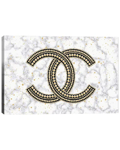 Icanvas Chanel On Marble Wall Art By Martina Pavlova