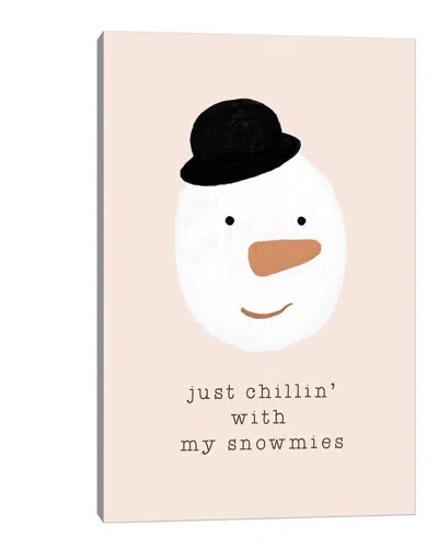 Icanvas Chilling With My Snowmies Wall Art