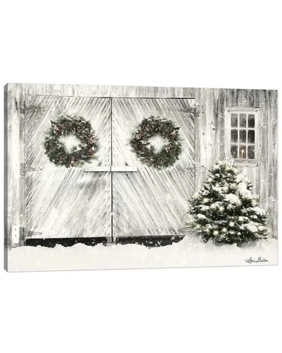 Icanvas Christmas Barn Doors Wall Art