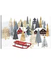 Icanvas Christmas Chalet Collection A Wall Art