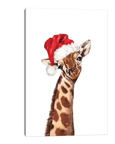Icanvas Christmas Giraffe Wall Art