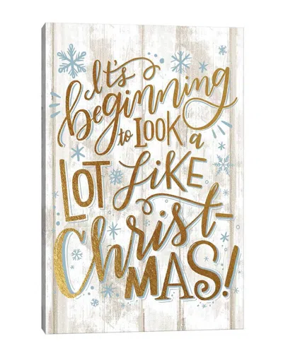 Icanvas Christmas Lettered Joy Ii Wall Art
