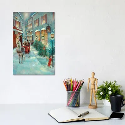 Icanvas Christmas Memories By Ruane Manning - Painting Print In No Matte,wrapped Canvas