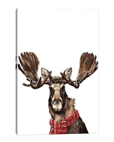 Icanvas Christmas Moose Wall Art