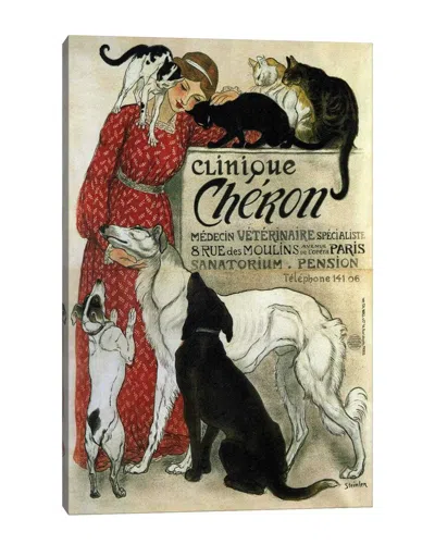 Icanvas Clinique Cheron Advertising Vintage Poster By Unknown Artist Wall Art