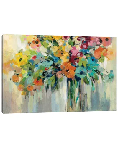 Icanvas Cloud Of Flowers By Silvia Vassileva Wall Art In Multi