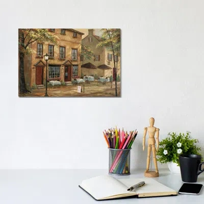 Icanvas Colleen's Pub By Ruane Manning - Painting Print In No Matte,wrapped Canvas