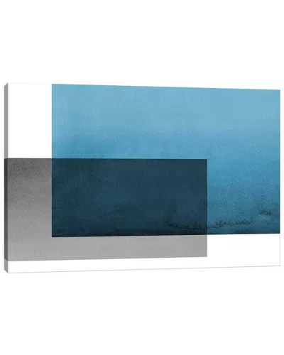 Icanvas Colorblock Blue Gray By The Maisey Design Shop Wall Art