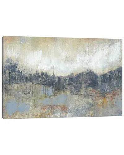 Icanvas Cool Grey Horizon I By Jennifer Goldberger Wall Art