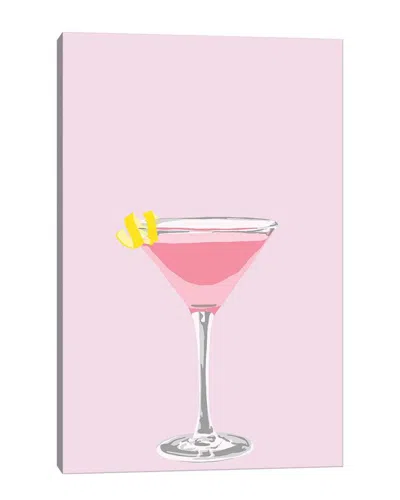 Icanvas Cosmopolitan Pink Canvas Wall Art