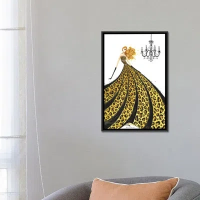 Icanvas Couture Leopard By Bella Pilar Painting Print On Canvas In No Mat,wrapped Canvas