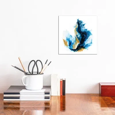 Icanvas Crashing Sea By Spellbound Fine Art - Graphic Art Print In No Mat,wrapped Canvas